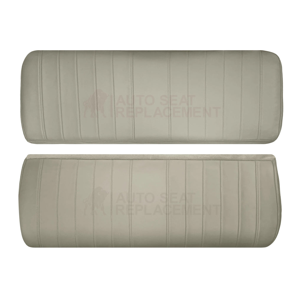 1987-1993 Dodge Pickup Bench Replacement Leather Or Synthetic Leather Seat Covers In Gray - Auto Seat Replacement