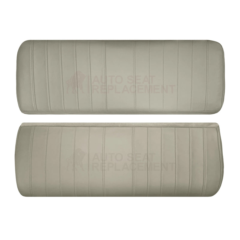 1987-1993 Dodge Pickup Bench Replacement Leather Or Synthetic Leather Seat Covers In Gray - Auto Seat Replacement