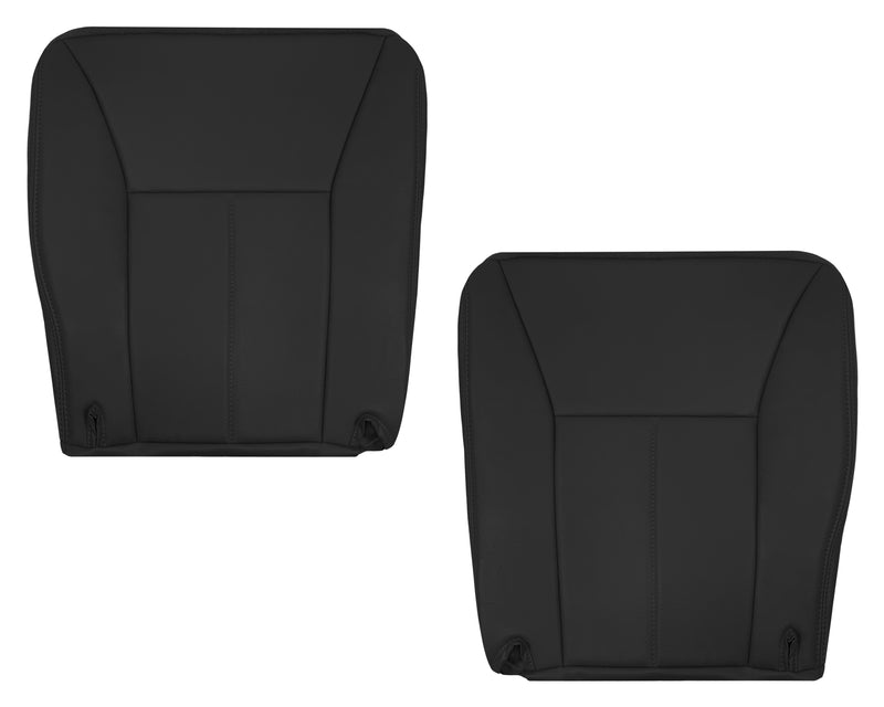 1998 1999 2000 2001 2002 Dodge Ram 1500 Base Work Truck SINGLE CAB Seat Cover in Agate Very Dark Gray Vinyl Black