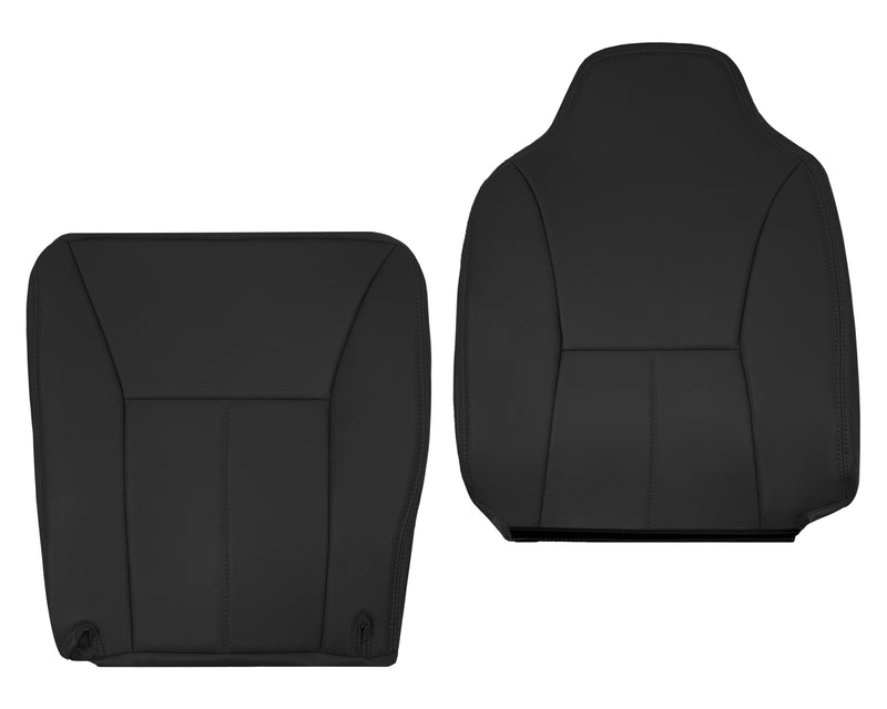 1998 1999 2000 2001 2002 Dodge Ram 1500 Base Work Truck SINGLE CAB Seat Cover in Agate Very Dark Gray Vinyl Black