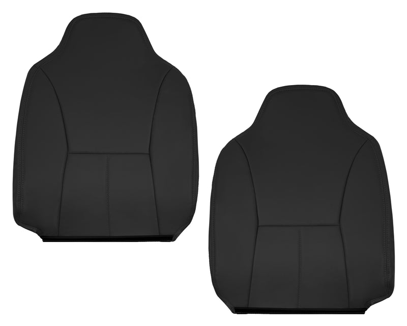 1998 1999 2000 2001 2002 Dodge Ram 1500 Base Work Truck SINGLE CAB Seat Cover in Agate Very Dark Gray Vinyl Black