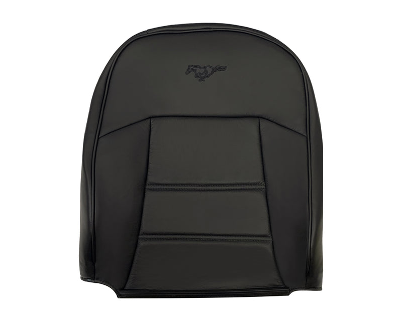 1999-2000-2001-2002-Mustang-gt-v6-black-driver-leather-seat-cover-black-replacement-driver-passenger-side