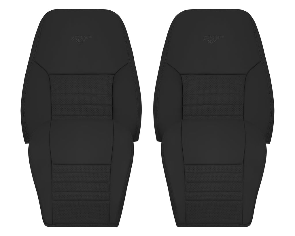 1999-2004 Ford Mustang GT Convertible Replacement Seat Cover in Dark Charcoal Black: Choose From Variation
