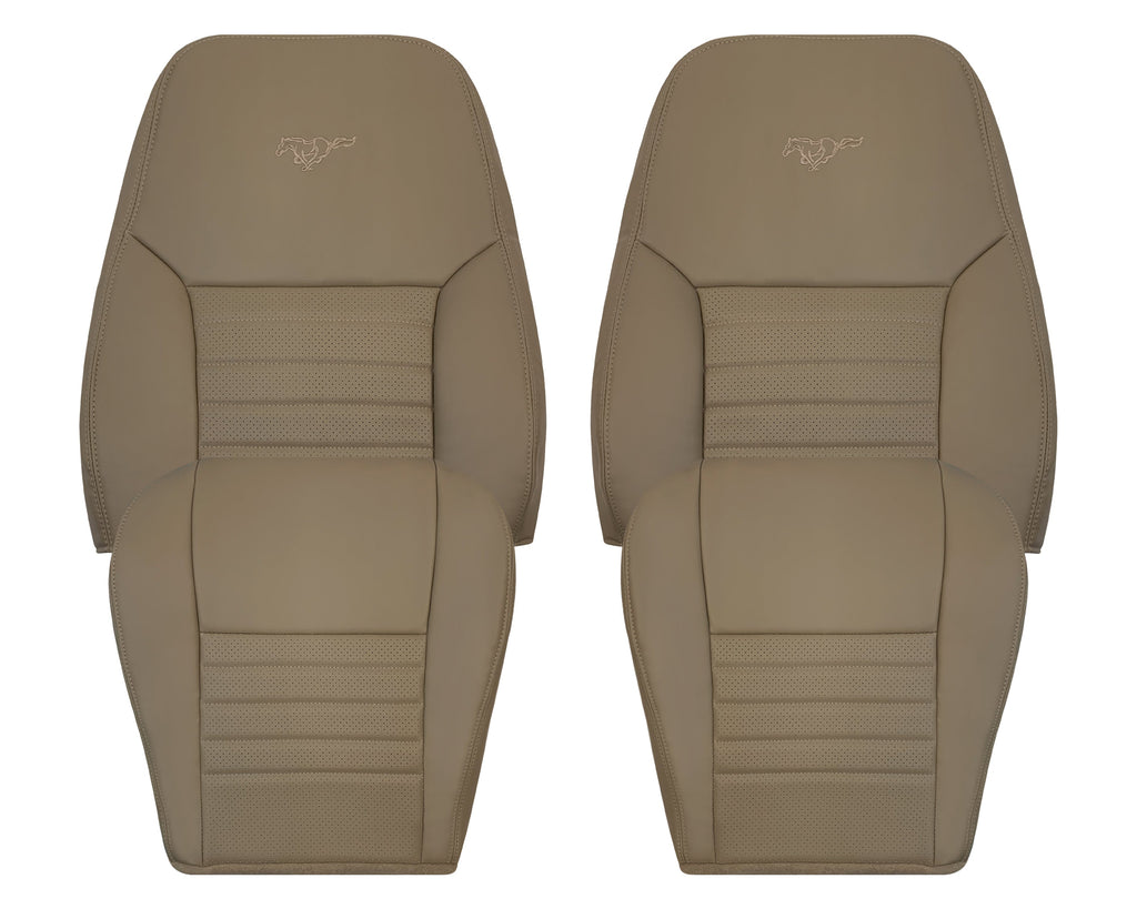 1999-2004 Ford Mustang GT Convertible Seat Cover in Medium Parchment Tan
