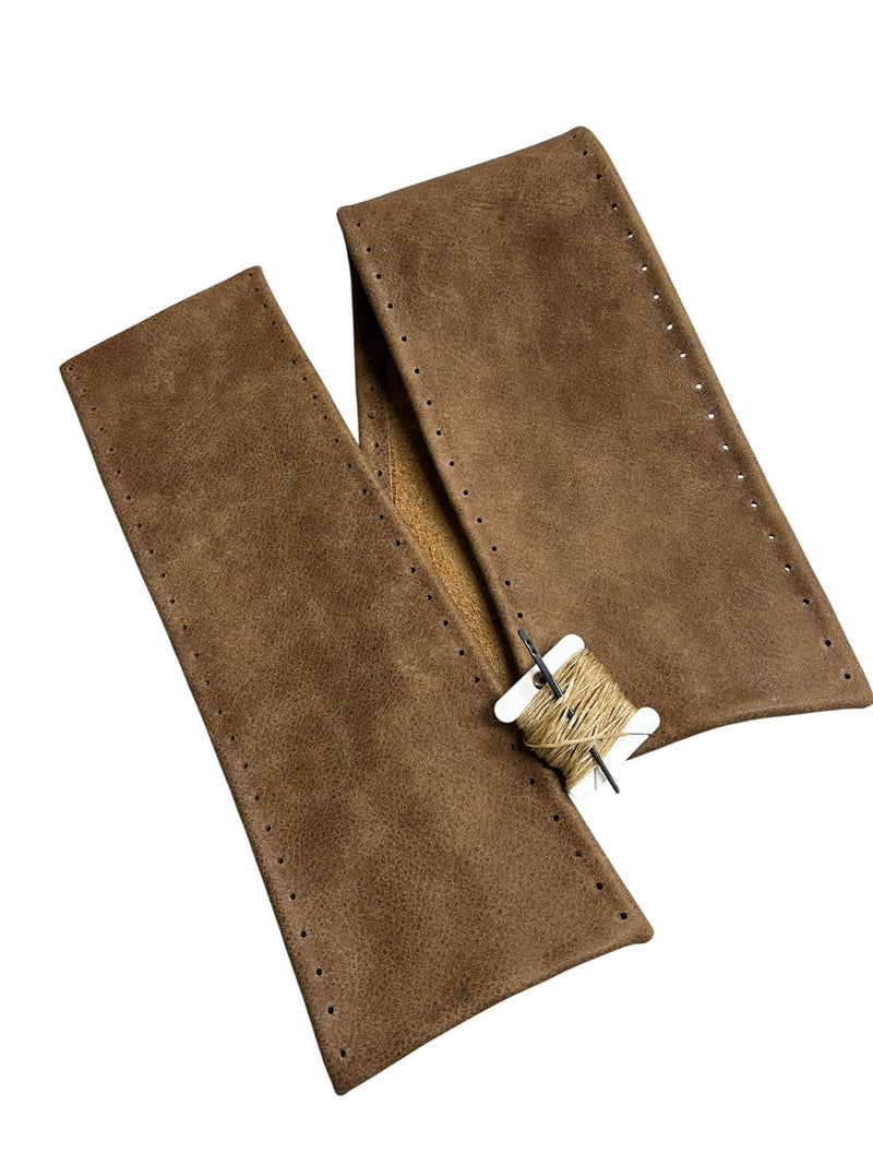 Leather steering wheel cover wrap for 2003–2007 Ford F-250 F-350 King Ranch