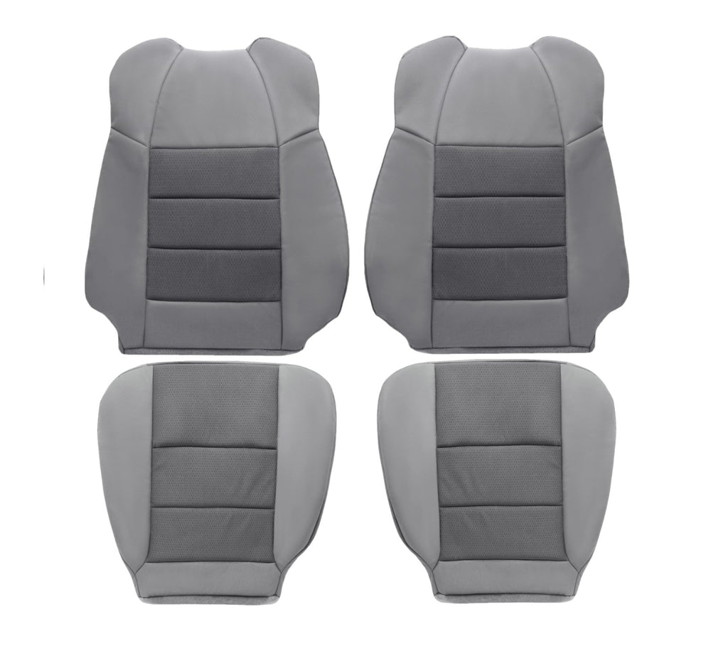 2003-2007 Ford F350/F250 Lariat Extended Cab CLOTH Seat Cover in Gray