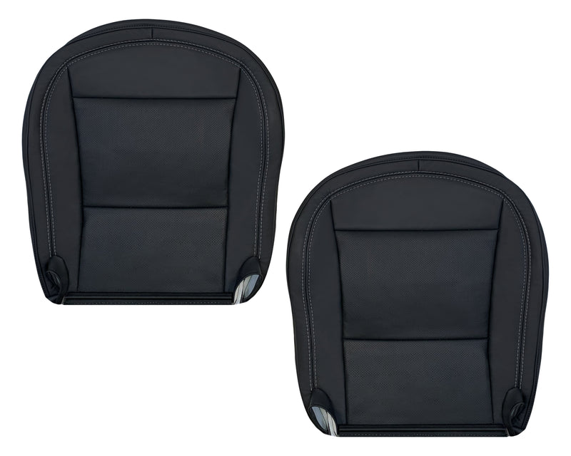 2005 - 2013 Chevy Corvette Z7 Genuine Leather OR Synthetic Leather Replacement Seat Covers In Black