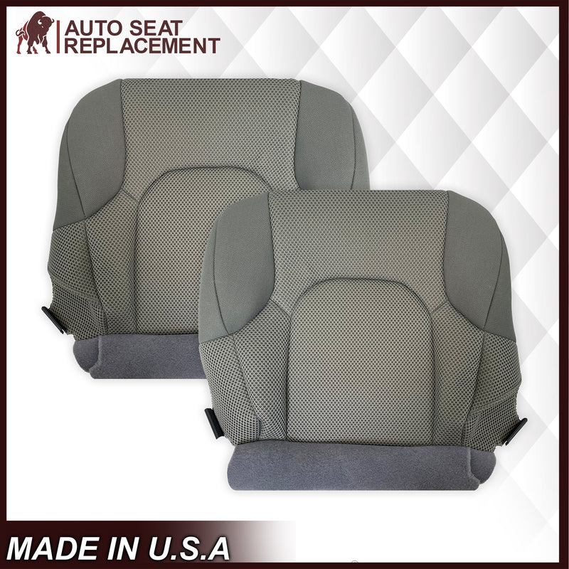 2005 - 2019 Nissan Frontier SE Replacement Bottom Gray Cloth (Fabric) Material Seat Cover - Auto Seat Replacement