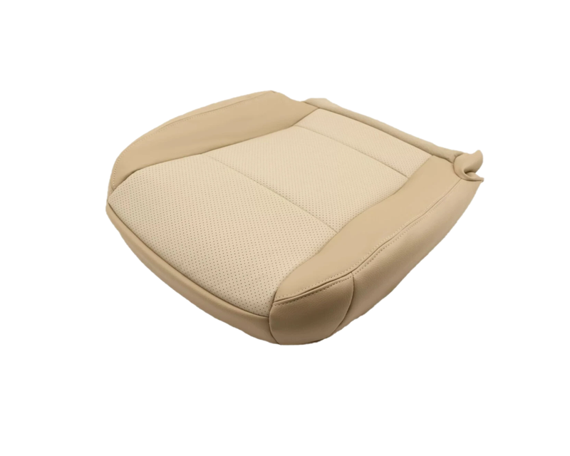 2006-2010 Mercury Mountaineer Leather Replacement Bottom Seat Covers In 2 Tone Tan cushion cover
