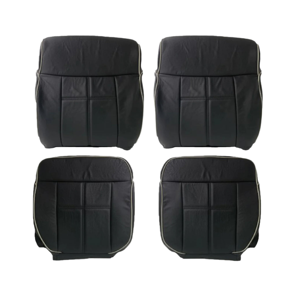 2006 2007 2008 Lincoln Mark LT Front Replacement Seat Covers in Black - Auto Seat Replacement