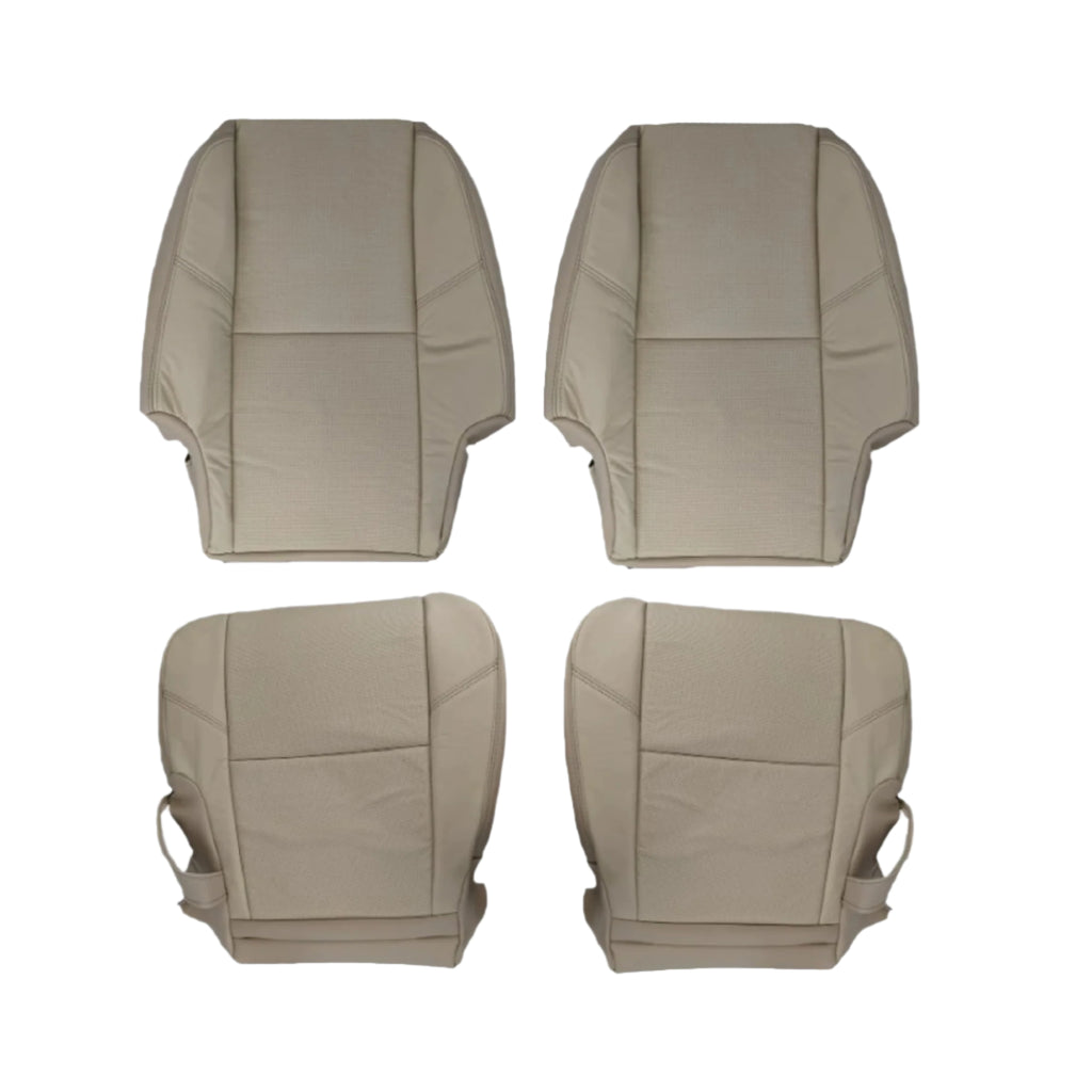 2007-2008 Cadillac Escalade Perforated Second Row Seat Cover in VERY Light Cashmere Tan