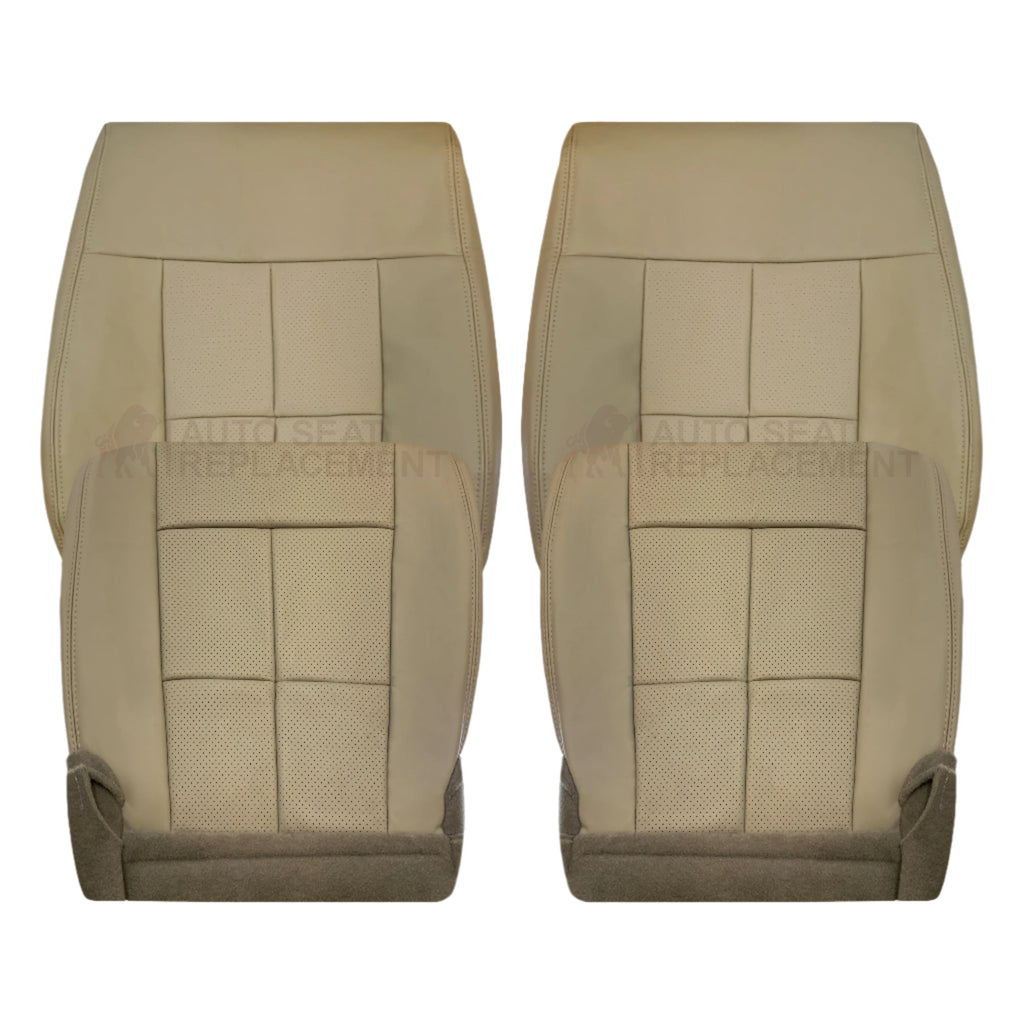 2007-2014 Lincoln Navigator Replacement Seat Covers In Camel Tan Driver Passenger