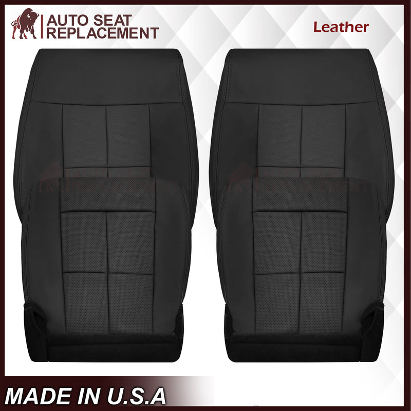2007-2014 Lincoln Navigator Seat Cover Replacement in Black Leather or Vinyl