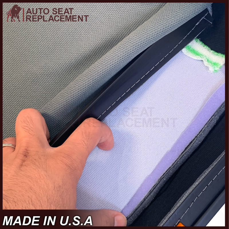 2007 2008 Ford F150 XLT Replacement Seat Cover in Flint Gray Cloth Driver Side Bottom Base Cushion Cover 1