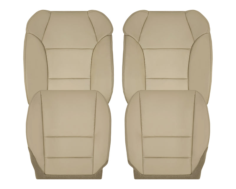 2007 - 2013 Acura MDX Driver Or Passenger Replacement Cushion Seat Covers: Non-Perforated Tan