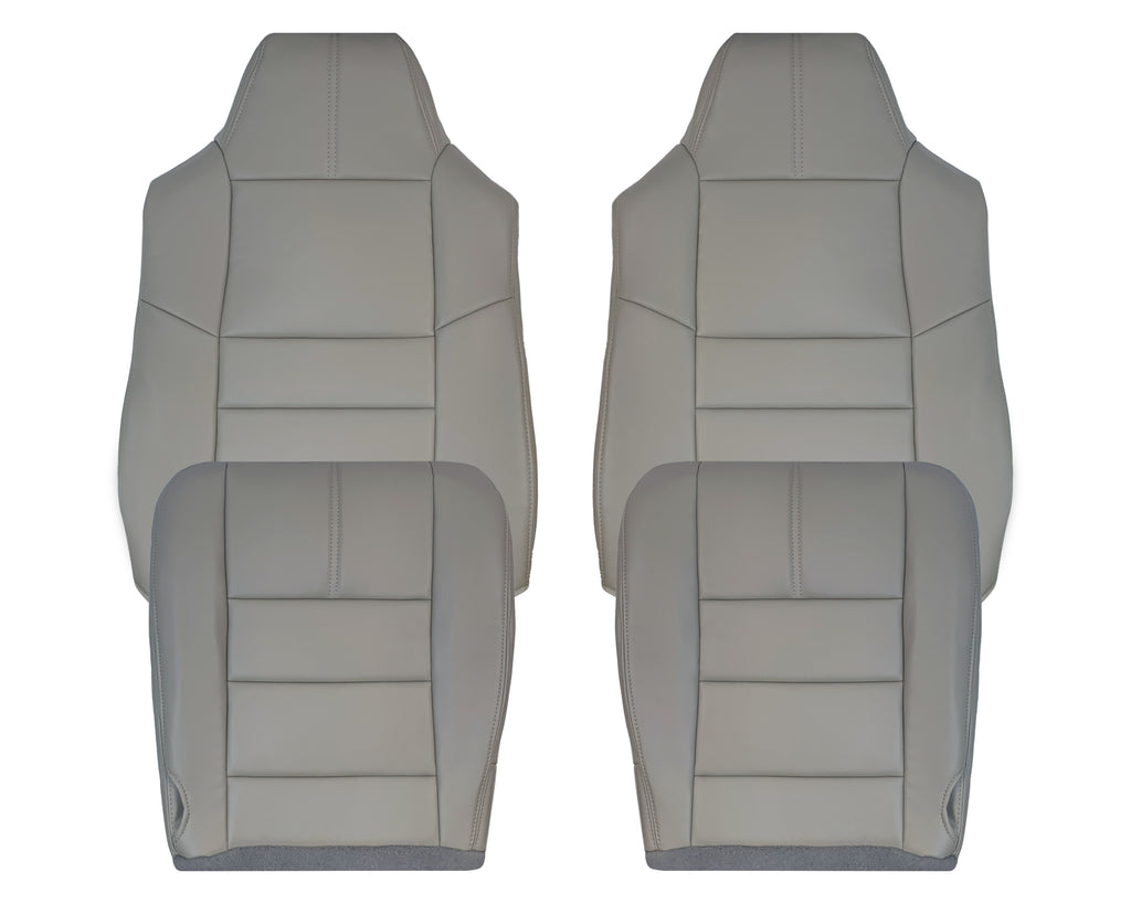 2008 2009 2010 Ford F-250 F-350 F-450 F-550 Lariat Seat Cover in Medium Stone Gray