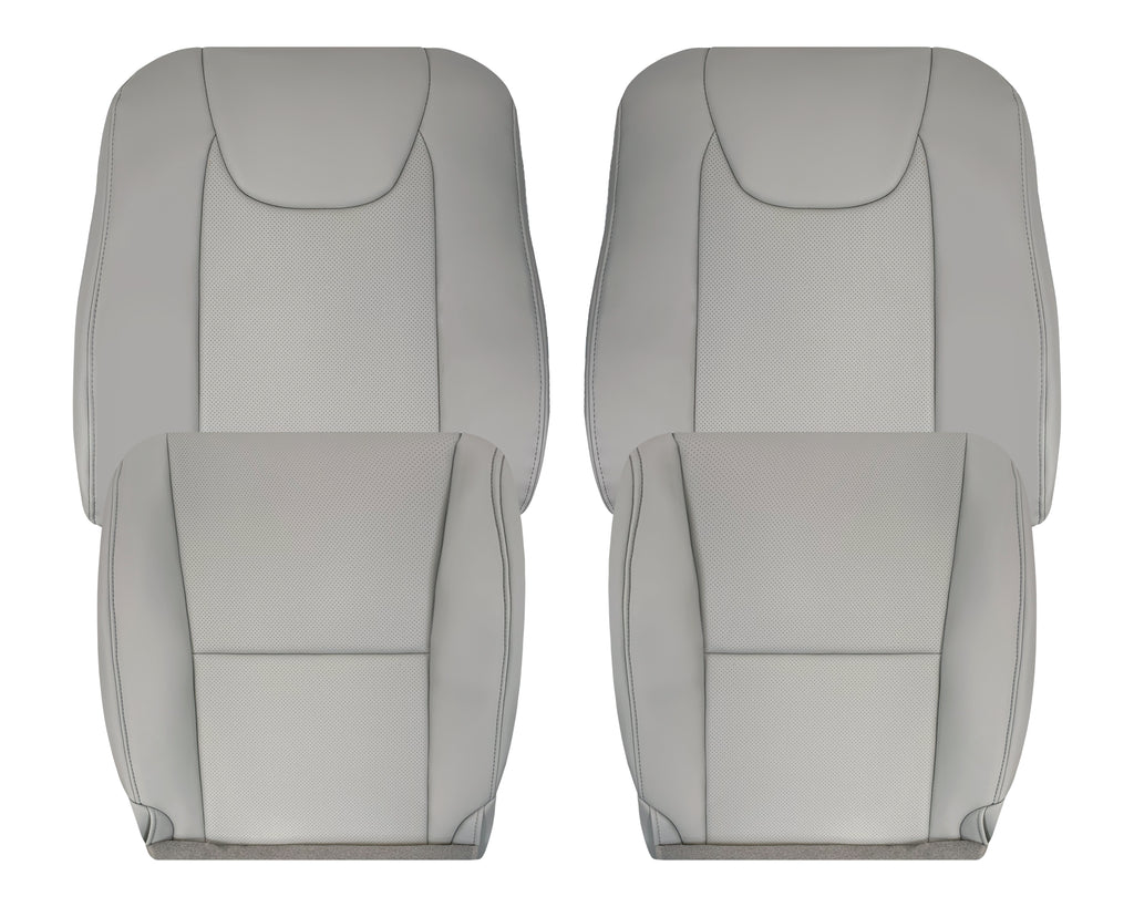 2010-2015 Lexus RX350 RX450 Replacement Synthetic Leather Seat Cover: Gray Perforated