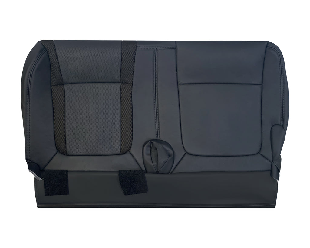 2010 - 2014 Ford F150 Raptor Second Row 60 Piece Bottom Perforated Seat Cover in Black Choose: Leather or Vinyl