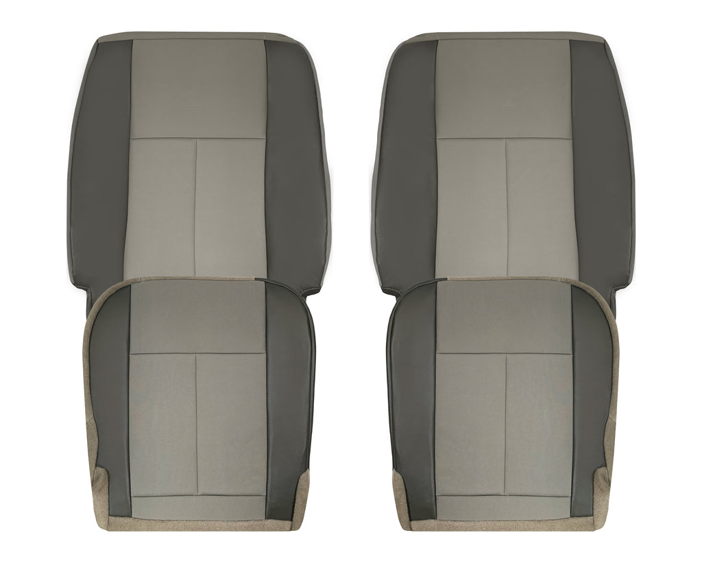 2012 - 2021 Nisan NV1500 NV2500 NV3500 Cargo Van Driver Passenger Top and Bottom Gray Seat Cushion Covers