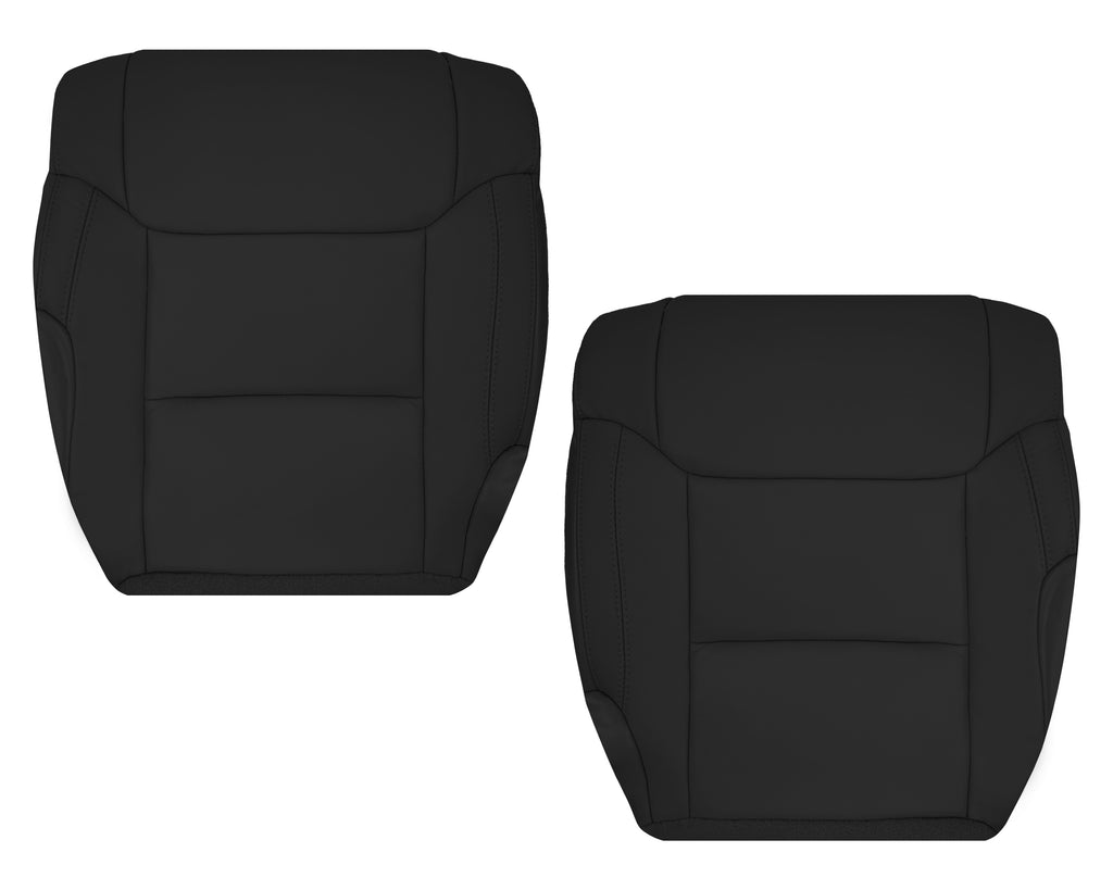2014-2021 Toyota Tundra Driver OR Passenger Side Replacement Synthetic Leather Seat Cover Black