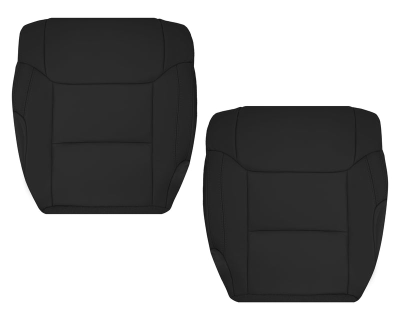2014-2021 Toyota Tundra Driver OR Passenger Side Replacement Synthetic Leather Seat Cover Black