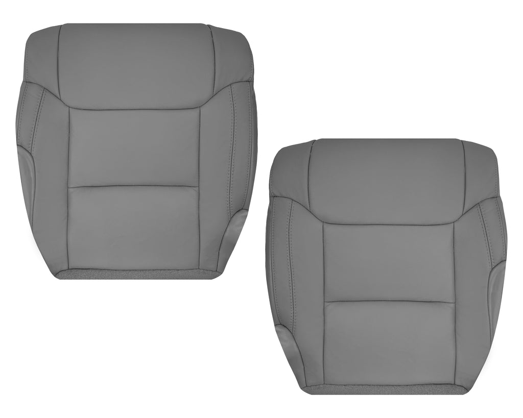 2014-2021 Toyota Tundra Work Truck Driver OR Passenger Side Replacement Leather OR Synthetic Leather Seat Cover Gray