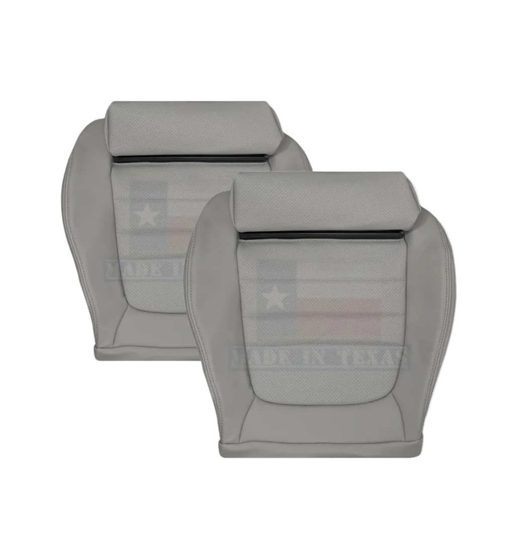 2015 - 2021 Mercedes Benz C250 C300 C350 Coupe Bottom Synthetic Leather Replacement Seat Cover In Gray - Auto Seat Replacement