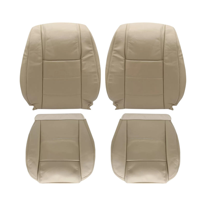 2005 2006 2007 2008 2009 Ford Mustang Coupe GT V6 Leather Seat Covers in Tan - Auto Seat Replacement