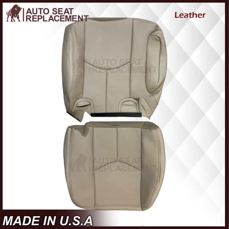 2003 - 2007 Chevy Tahoe Suburban & GMC Yukon Second Row 50/50 Captain Chairs Seat Cover In Light Tan (Shale)  - Choose from variant - Auto Seat Replacement