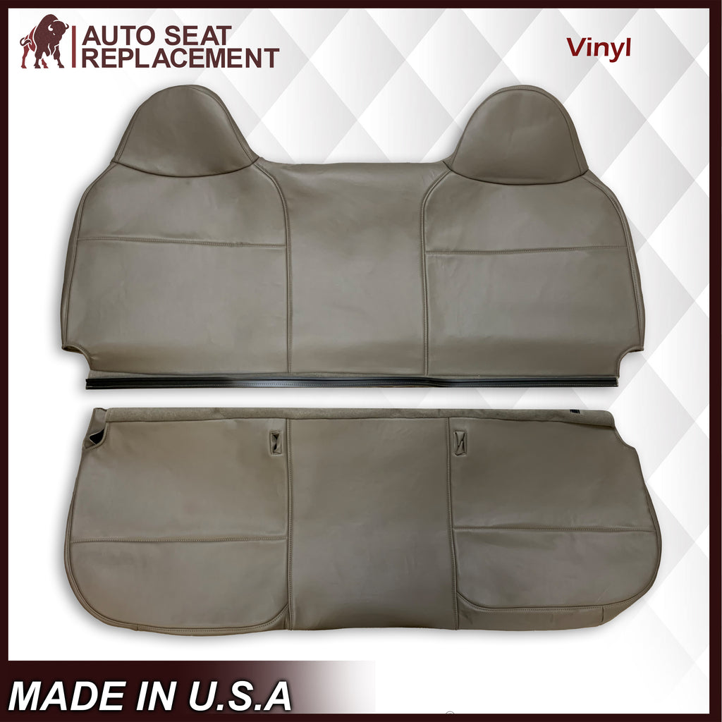 2008-2010 Ford F-250 F-350 F-450 F-550 Super Duty XL Work Truck Seat Cover in Medium Stone Gray: Choose From Variants - Auto Seat Replacement