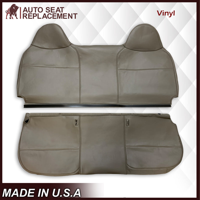 2008-2010 Ford F-250 F-350 F-450 F-550 Super Duty XL Work Truck Seat Cover in Medium Stone Gray: Choose From Variants - Auto Seat Replacement