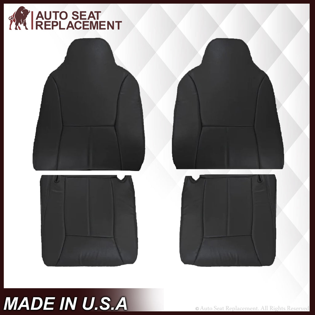1998 1999 2000 2001 2002 Dodge Ram 1500 Base Work Truck SINGLE CAB Seat Cover in Agate Very Dark Gray Vinyl - Auto Seat Replacement