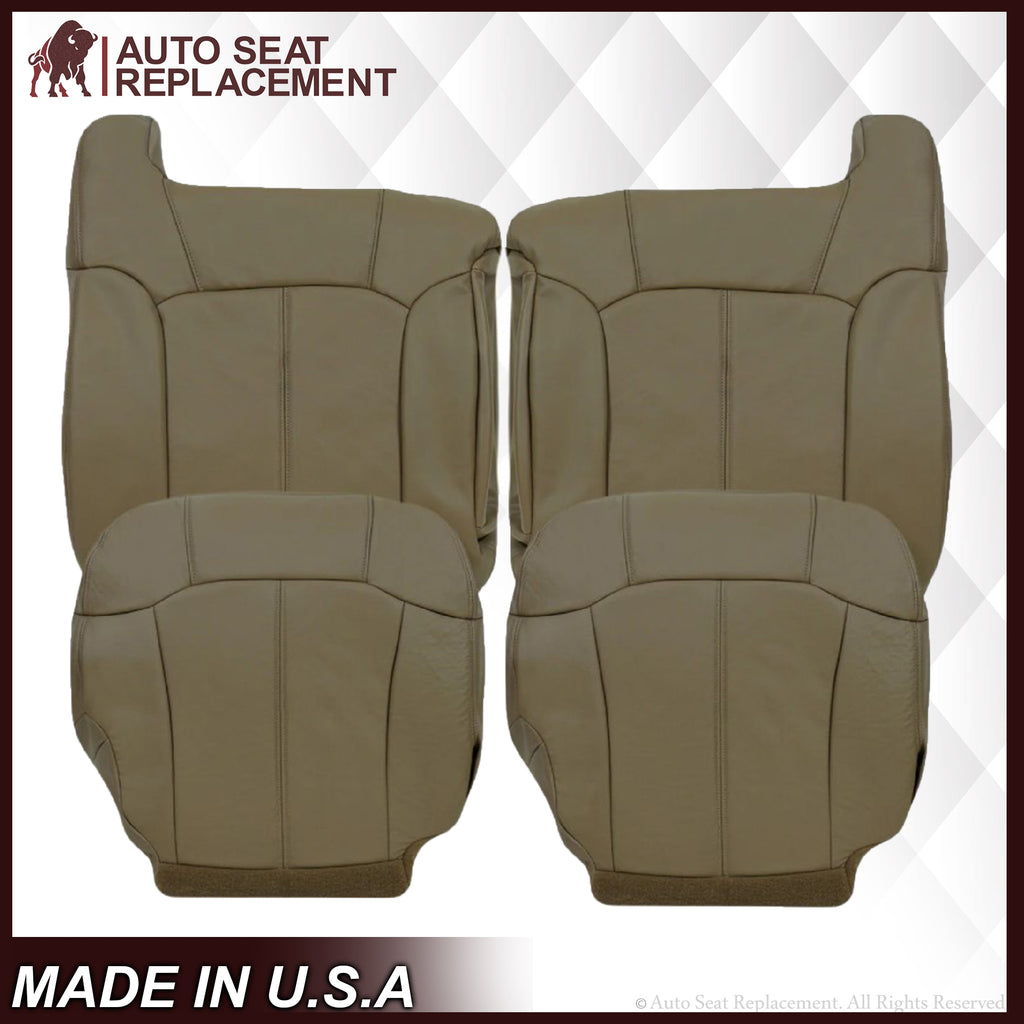 1999-2002 GMC Sierra Seat Cover in Tan: Choose From Variations - Auto Seat Replacement