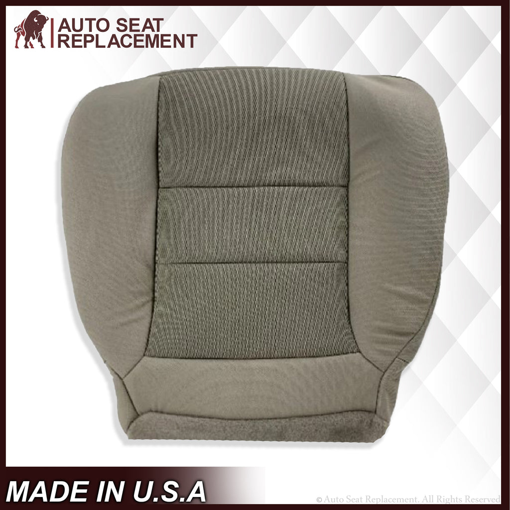 2003-2007 Ford F250 F350 Extended Cab Cloth Bottom Seat Cover Tan - Auto Seat Replacement