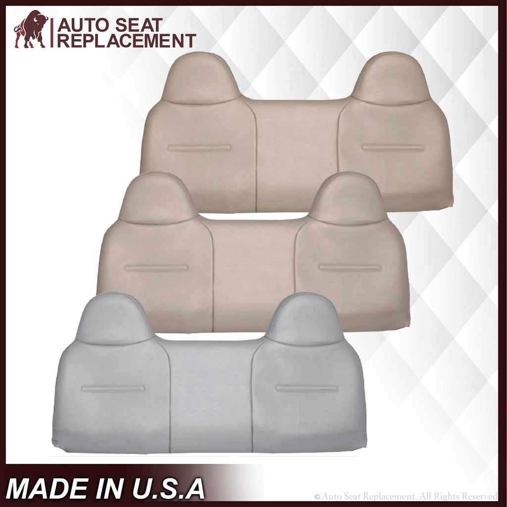 2003-2007 Ford F250 F350 Super Duty XL Work Truck New Front Bench Top & Bottom - Auto Seat Replacement