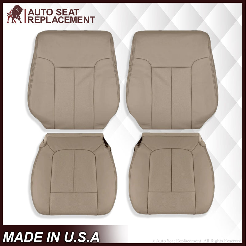 2009-2010 Ford F-150 Lariat Seat Cover Replacement in Camel Tan: Choose From Variants - Auto Seat Replacement