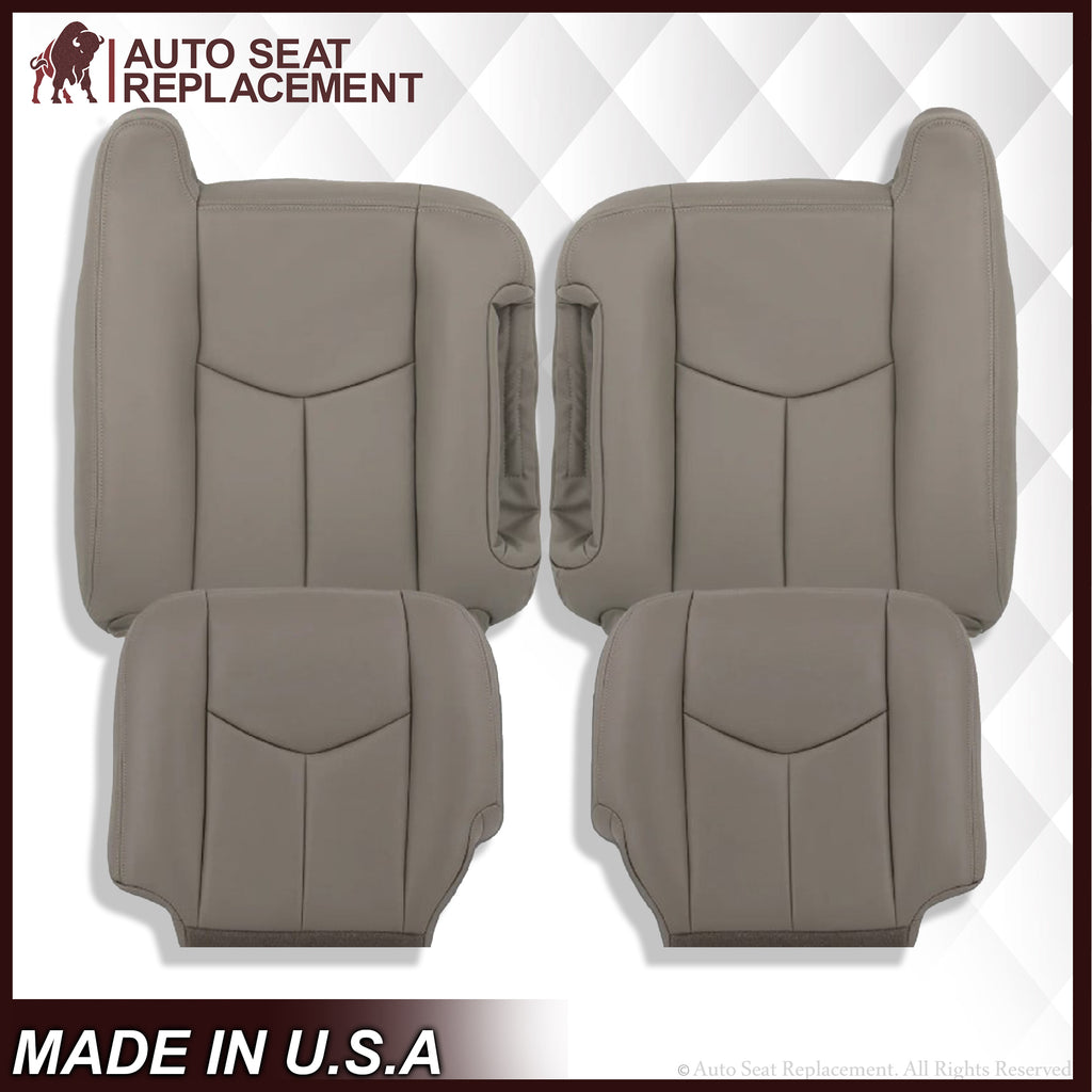 2003-2007 Chevy Silverado/Avalanche Seat Cover In Light Gray: Choose From Variation - Auto Seat Replacement