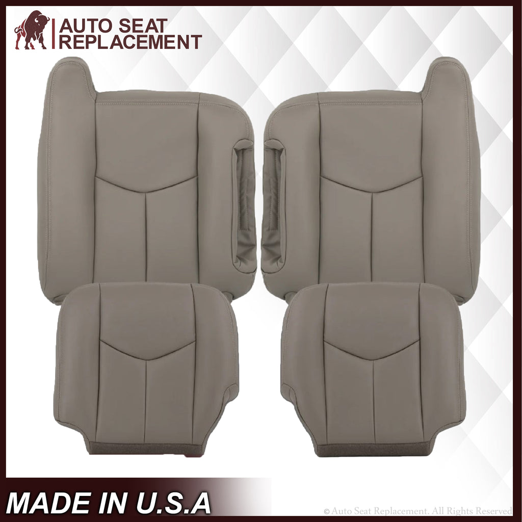2003-2007 Chevy Tahoe/Suburban Seat Cover in Light Gray: Choose From Variations - Auto Seat Replacement