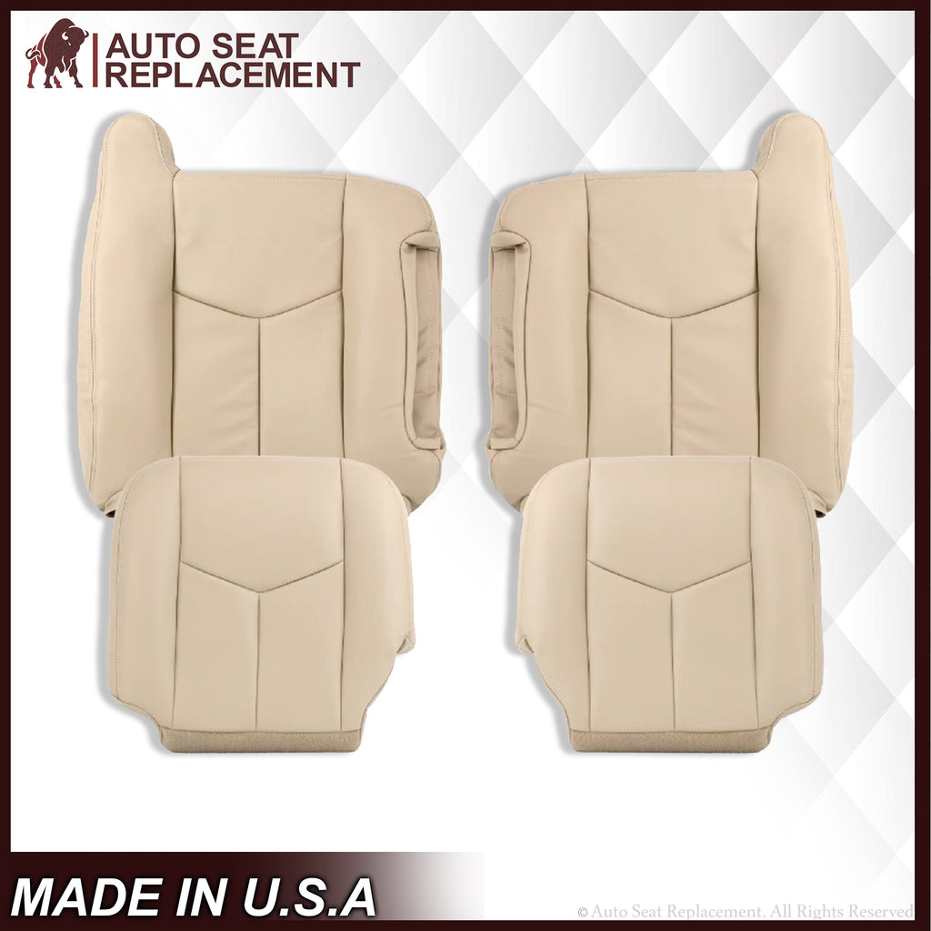 2003-2006 Chevy Tahoe/Suburban Seat Cover in Light Tan: Choose From Variation - Auto Seat Replacement