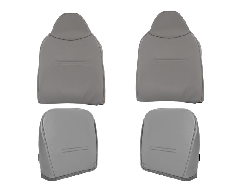 2001 2002 2003 2004 2005 2006 2007 Ford F250 F350 F450 F550 Work Truck Super Duty XL Replacement Seat Covers in Gray Vinyl - Auto Seat Replacement