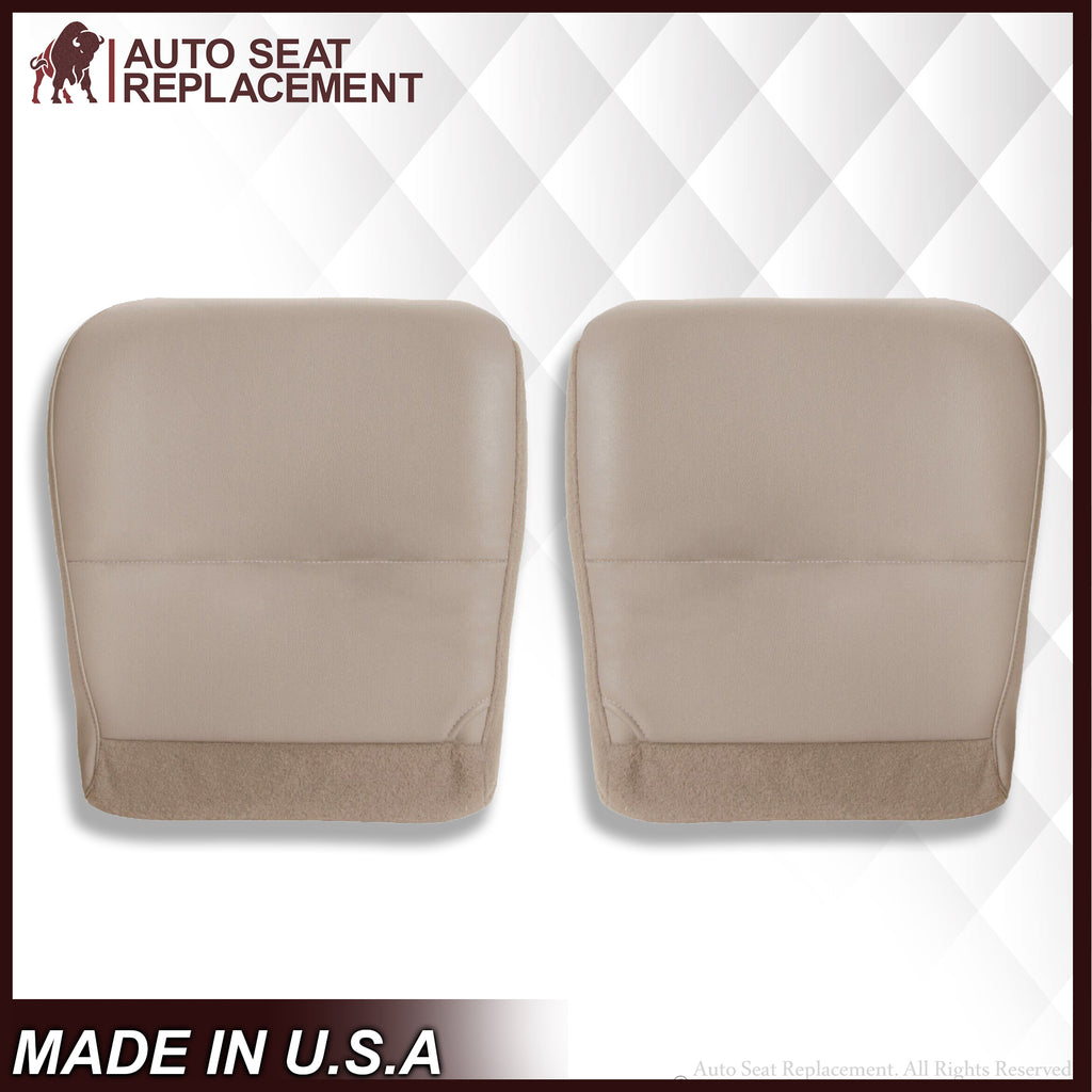 2008 2009 2010 Ford F250 F350 Super Duty XL Work Truck Bottom Seat Covers in Medium Parchment Tan - Auto Seat Replacement