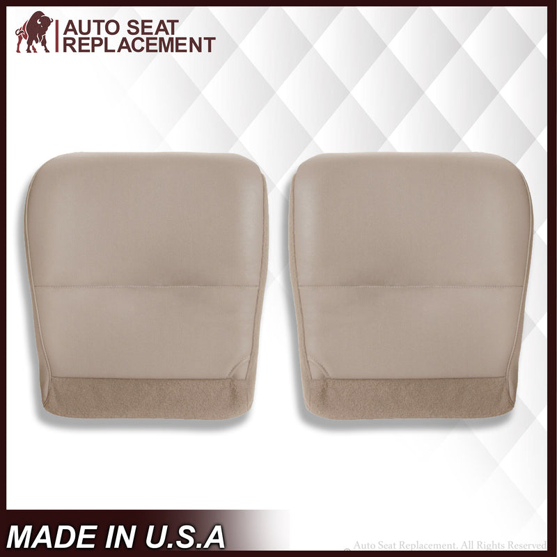 2008 2009 2010 Ford F250 F350 Super Duty XL Work Truck Bottom Seat Covers in Medium Parchment Tan - Auto Seat Replacement