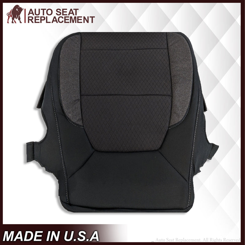 2019-2021 Chevy Silverado & GMC Sierra Replacement Cloth Seat Cover Black - Auto Seat Replacement