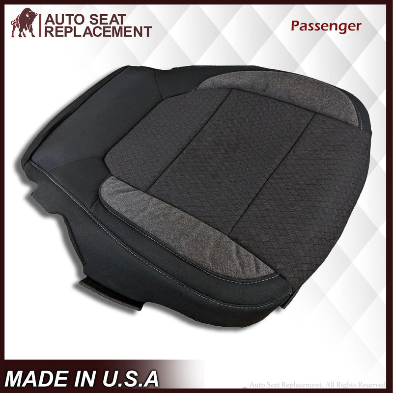 2019-2021 Chevy Silverado & GMC Sierra Replacement Cloth Seat Cover Black - Auto Seat Replacement