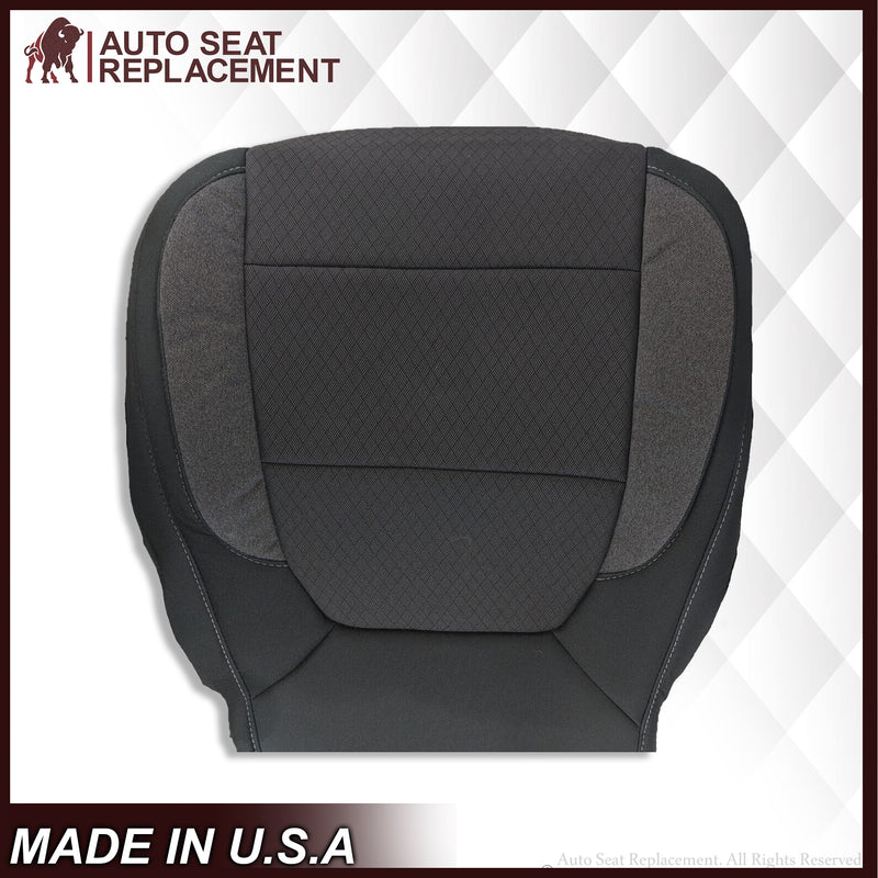 2019-2021 Chevy Silverado & GMC Sierra Replacement Cloth Seat Cover Black - Auto Seat Replacement