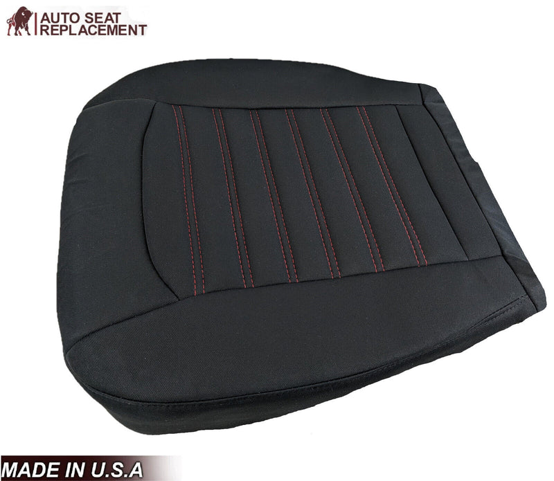 2013-2016 Ford Fusion Bottom Replacement Seat Cover in Black Cloth - Auto Seat Replacement