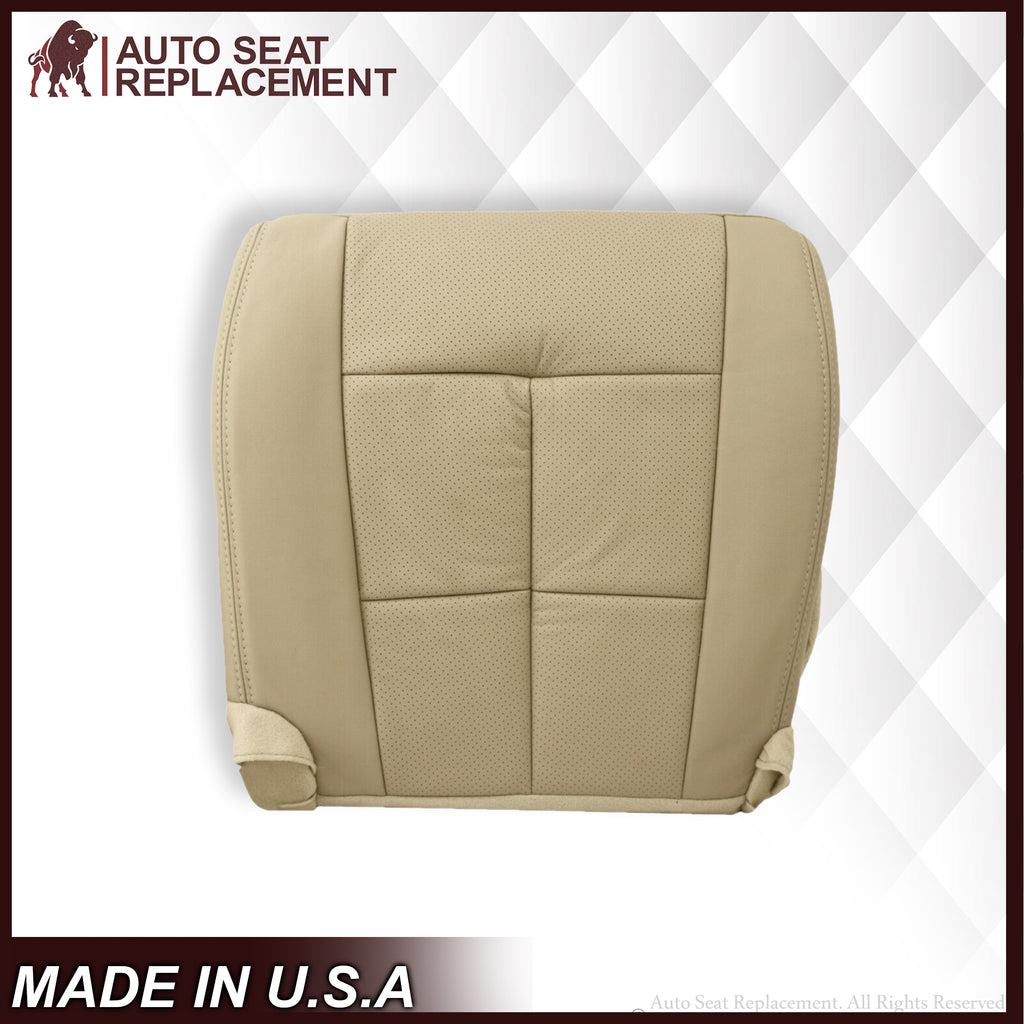 2007 2008 2009 2010 2011 2012 2013 2014 Lincoln Navigator Bottom Seat Cover in Camel Tan Leather or Vinyl - Auto Seat Replacement