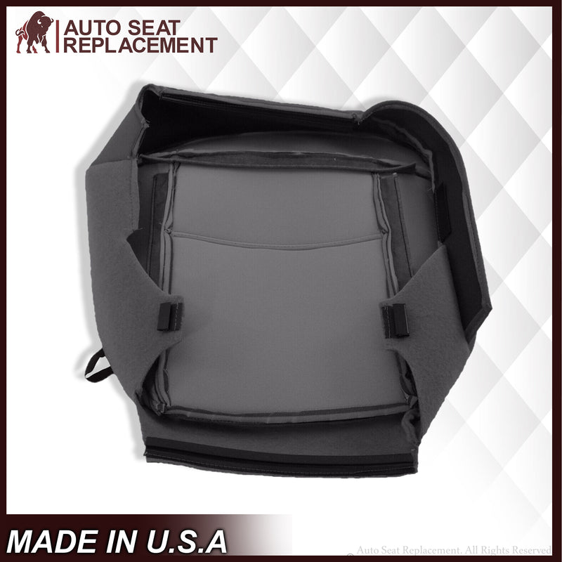 2004 2005 2006 Ford F150 XLT Bottom Seat Cover in Black & Gray Cloth - Auto Seat Replacement
