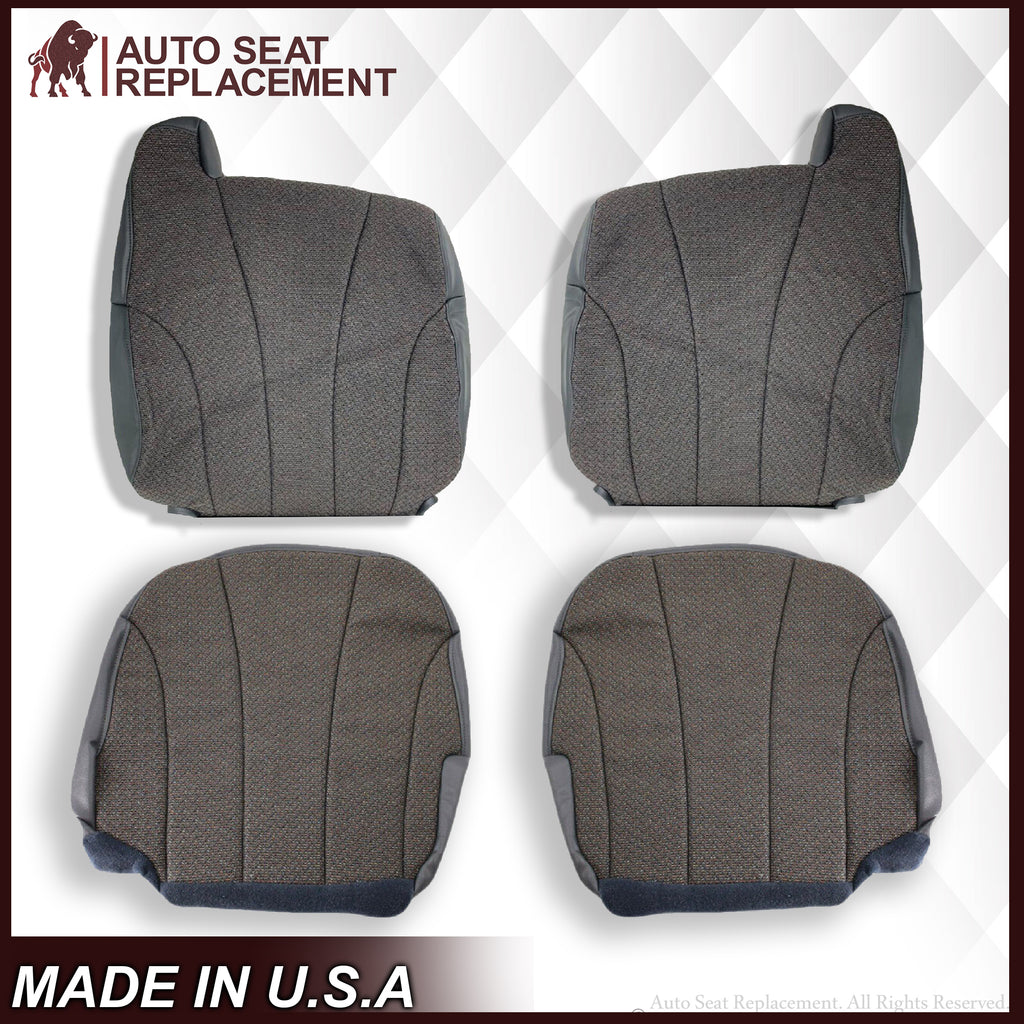 1999-2002 Chevy Silverado Work Truck in Dark Gray Cloth - Auto Seat Replacement