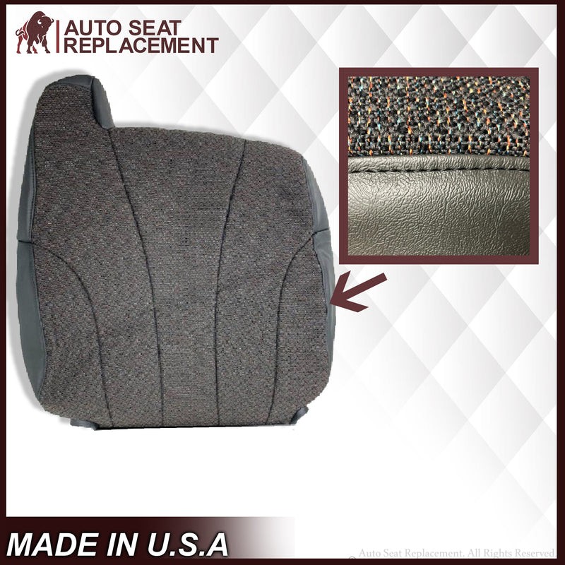 1999-2002 Chevy Silverado Work Truck in Dark Gray Cloth - Auto Seat Replacement